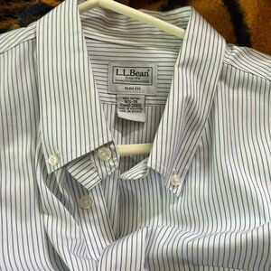 L.L. Bean slim fit collared shirt